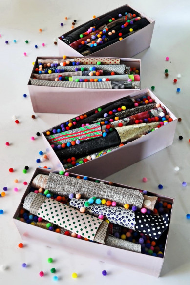 Gift Box! Scatola regalo di ritagli di pellami misti selezionati da noi, 1 kg (2,20 lb) B009