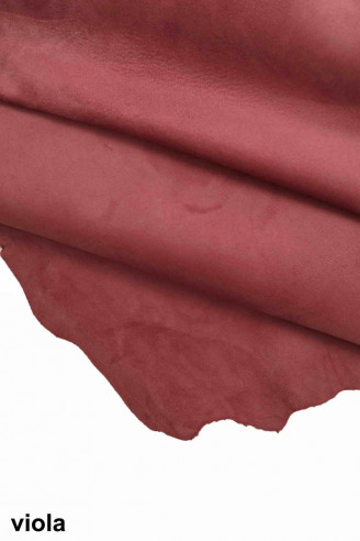 Pink/purple/orange/pink SUEDE LEATHER...