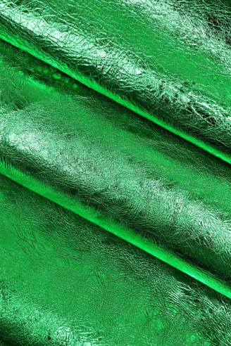 Gunmetal/green/turquoise METALLIC leather HIDES goatskin wrinkled crumpled  goat shiny soft genuine italian skins