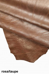 CARVED PYTHON blu leather... 2