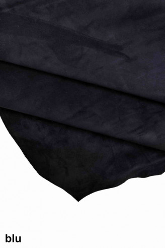 PELLE CAMOSCIO tinta unita su vitello...