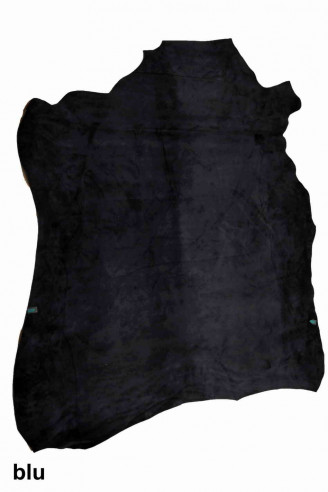 PELLE CAMOSCIO tinta unita su vitello...