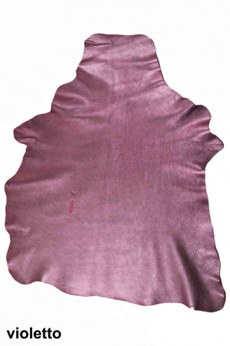 Orange/blue leather hide lamb...