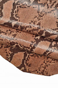 PELLE di PITONE stampato,...