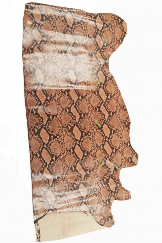 PELLE di PITONE stampato, vitello...