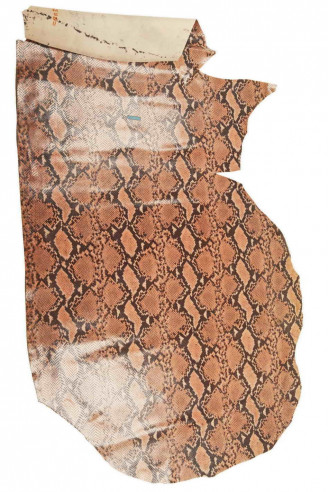 PELLE di PITONE stampato, vitello...