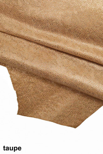PELLE STAMPATA , camoscio laminato...