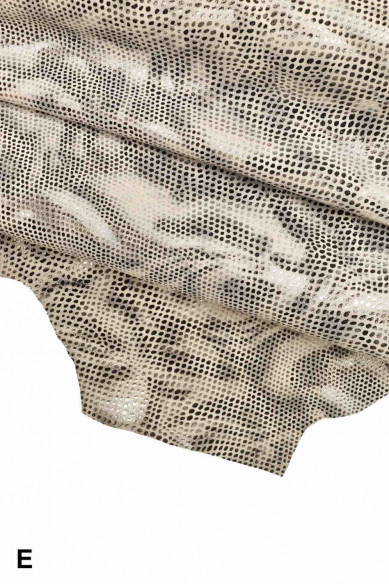 ZEBRA printed leather skin -metallic printed python snake hide textured abstract zebra-goatskin patterned skin