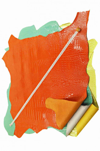 Genuine leather hide goatskin,...