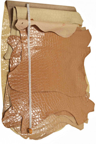 Genuine leather hide beige/fresh...