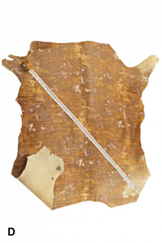 PELLE di CAVALLINO stampata pelle di...