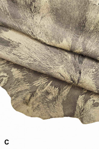 PELLE di CAVALLINO stampata pelle di...