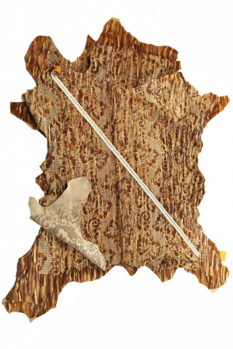 BROWN/BEIGE/CREAM Hair on italian...