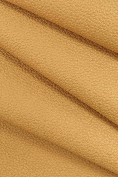 FULL GRAIN grey taupe pebble leather hide, grain printed cow, camel genuine Italian grainy embossed printed calfskin