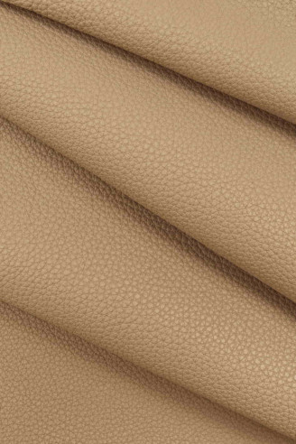 FULL GRAIN grey taupe pebble leather...