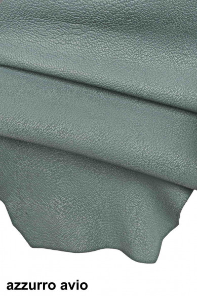 Italian leather, small grain print goat, semi-gloss, soft, sporty look, 3 colors available