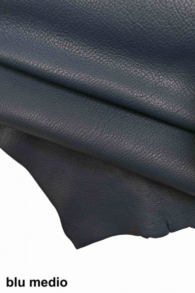 Italian leather, small grain print goat, semi-gloss, soft, sporty look, 3 colors available