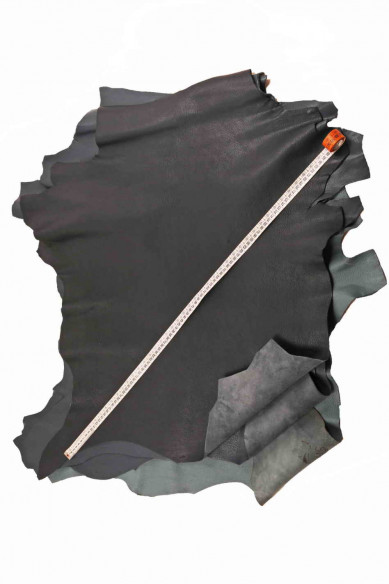 Italian leather, small grain print goat, semi-gloss, soft, sporty look, 3 colors available