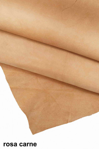 SUEDE calfskin leather pink/brown/turquoise colors soft quality velour leather for bags calf