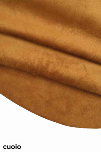 PELLE di CAMOSCIO tinta unita su...