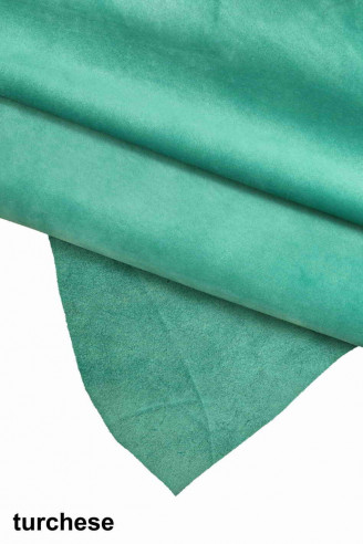 SUEDE calfskin leather...