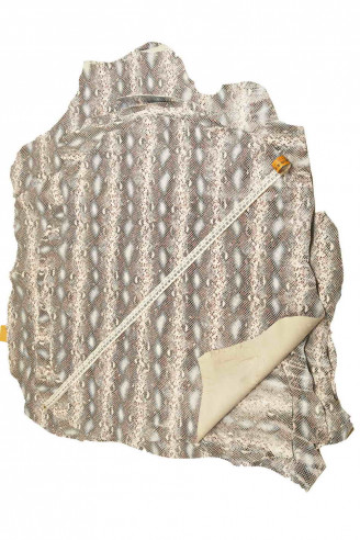 PELLE di PITONE stampato capra fondo...