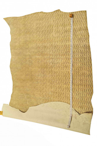 Pelle con stampa RAZZA col....