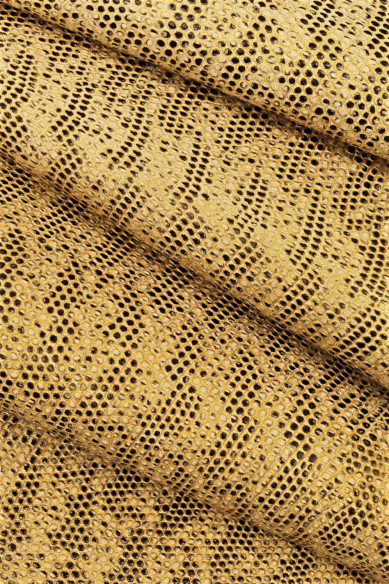 Genuine leather hide calfskin-beige/black embossed calf, STINGRAY textured print cowhide - italian skins