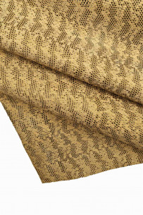 Pelle con stampa RAZZA col....