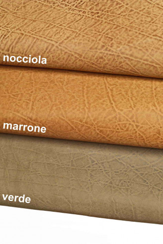 PELLE stampa ELEFANTE - nocciola...