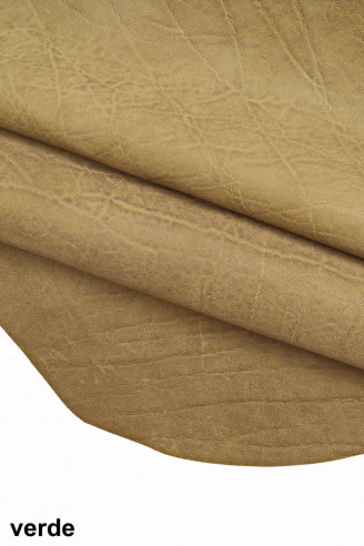 ELEPHANT PRINTED cowhide leather...