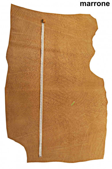 ELEPHANT PRINTED cowhide leather -green-brown-hazelnut- super vintage  calfskin not rigid, distressed hide skin