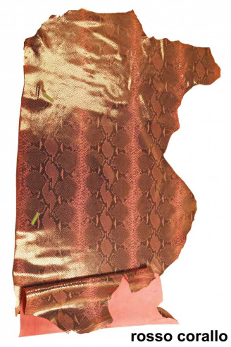 PELLI di PITONE colorato - Pellame di...