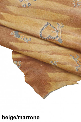 FANCY HAIR on  Italian  cow leather,...