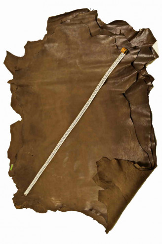 MUD PULL up sheepskin leather skin -...