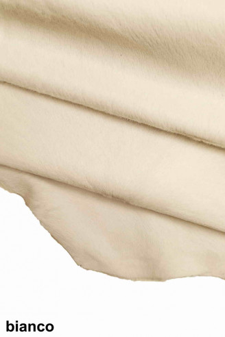 WHITE HAIR on cow leather green,...