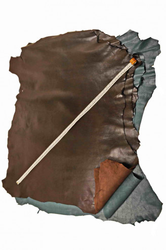 PELLE di AGNELLO verdone nappa...