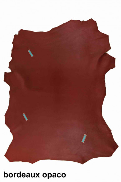 PELLE di NAPPA , bordeaux/viola nappa liscia tinta unita, semi-lucida, morbida e setosa, look classico, 3 varianti
