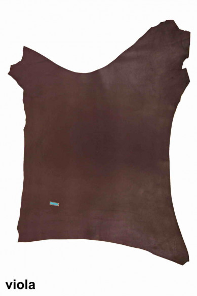 PELLE di NAPPA , bordeaux/viola nappa liscia tinta unita, semi-lucida, morbida e setosa, look classico, 3 varianti