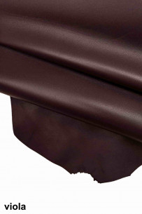 GENUINE burgundy SHEEPSKIN...