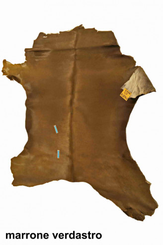 Italian leather, solid color hairy...
