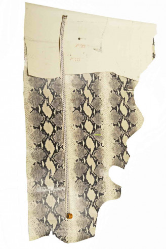 CALF embossed SNAKE, Italian reptile...