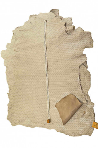PELLAME STAMPA geometrica- camoscio...