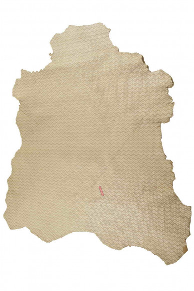 PELLAME STAMPA geometrica- camoscio grigio stampato onde bianco/grigio chiaro, semilucido, morbido, look sportivo