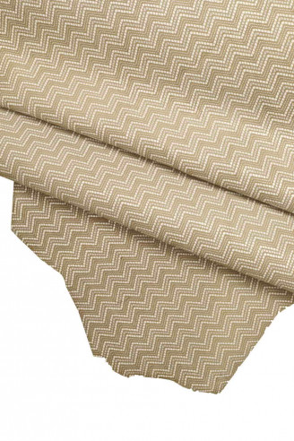 PELLAME STAMPA geometrica- camoscio...