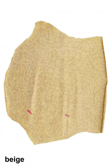 Italian leather, half hides of patent calf with cloudy effect and carved square print, glossy, a bit stiff, 3 colors