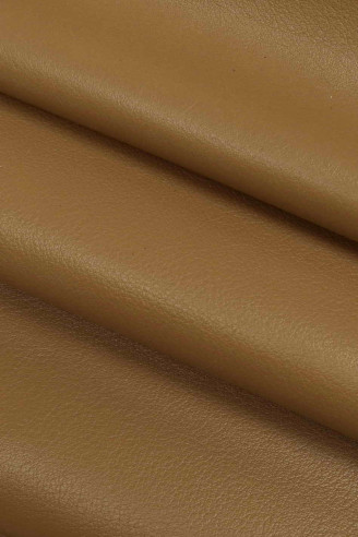 PELLE marrone FANGO con grana super...