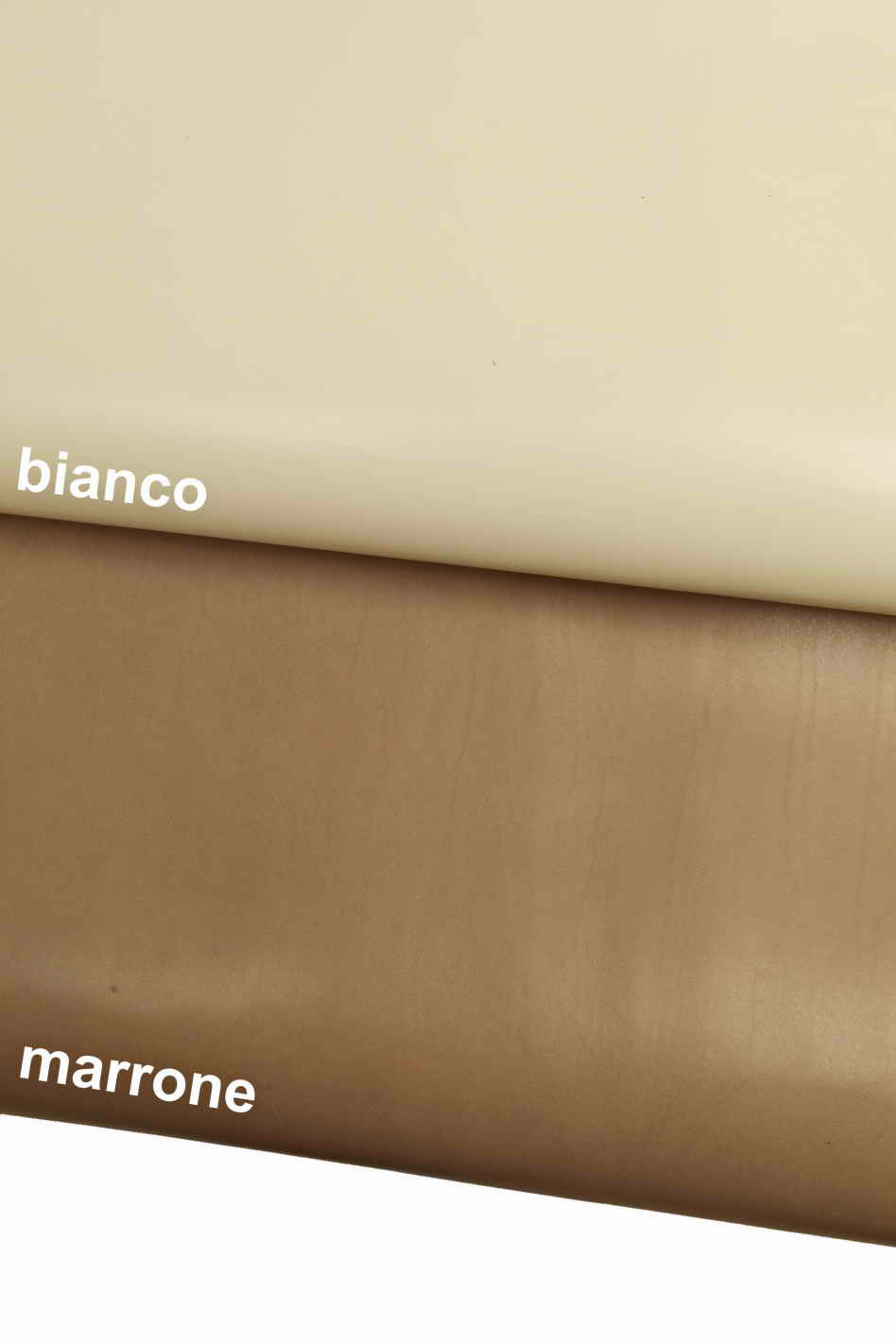 PREMIUM full grain italian cowhide leather white Calf high quality