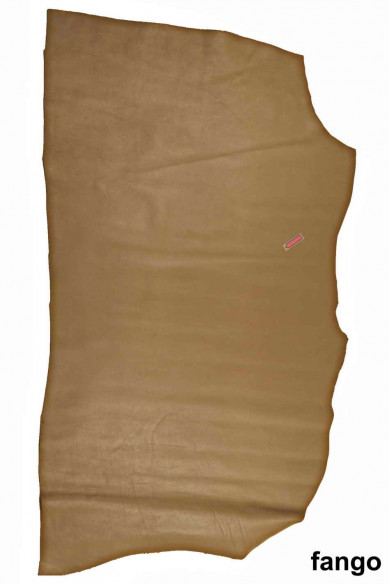 LEATHER for SEWING cream /white/taupe mud smooth full grain calf genuine tanned material  5 colors available