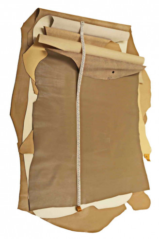 LEATHER for SEWING cream /white/taupe...